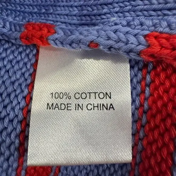 Tuckernuck Starboard Blue Bar Harbor Nautical Striped Long Sleeve Sweater XL - Picture 7 of 9